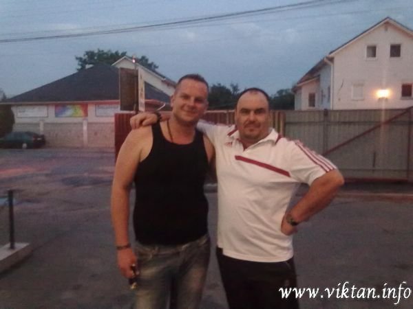 Я с коллегой из Одессы Александром Тищенко.